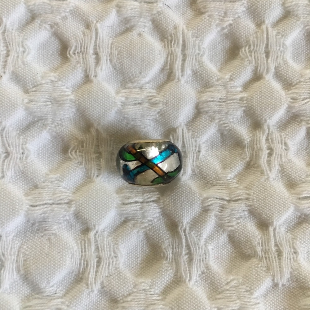 Colored Glass charm
